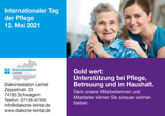 Internationaler Tag der Pflege 12.05.201